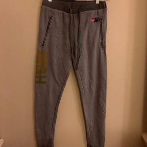 AVIATOR NATION gray joggers "High on Nature" size